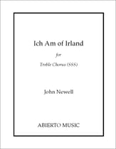 Ich Am of Irland SSA choral sheet music cover